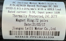 Load image into Gallery viewer, NordicTrack Incline Motor #423419 (NEW) REF#SPD42125-7MT