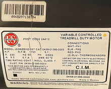 Load image into Gallery viewer, Life Fitness 95T Drive Motor # 0K58-01386-0004 LIKE NEW REF# PLAN050622-2MO