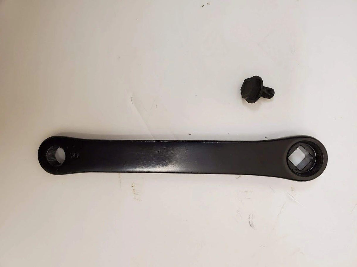 Exercise bike crank outlet arm replacement
