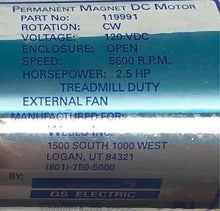 Load image into Gallery viewer, Weslo Cadence 955 Drive Motor # 115056 USED REF# TMH07032011MO