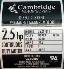 Load image into Gallery viewer, Vision Fitness T9200 Drive Motor # 026570-Z1 USED REF# TMH0826201MO