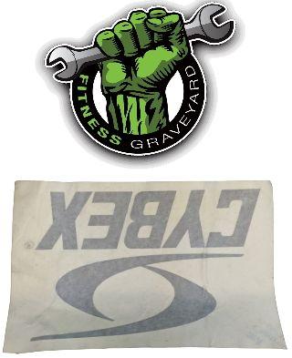 cybex los angeles Cybex Decal # 3900-443 NEW – FitnessGraveyard