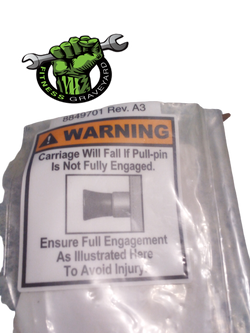 Life Fitness Warning Label # 7821001 NEW TMH032723-7SMM