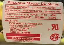 Load image into Gallery viewer, NordicTrack Powertread 5.5 Drive Motor # 141831 USED REF# TMH092022-3MO