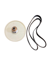 Load image into Gallery viewer, Life Fitness 91X Intermediate Pulley W/ Drive Belt #AK61-00061-0000 (NEW) REF#JYAT51525-8MA
