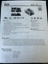 Load image into Gallery viewer, 120W Reliable Green Medical Power Supply (NEW) REF#HNP4626-6MA
