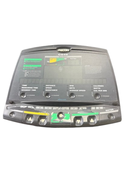Precor C846 Display Console #45708-101 (USED) REF#PUSH72525-1MA