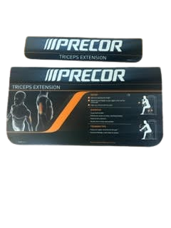 Precor Chest Press instructional Label Sticker (NEW) #CWR010123-141 Re ...