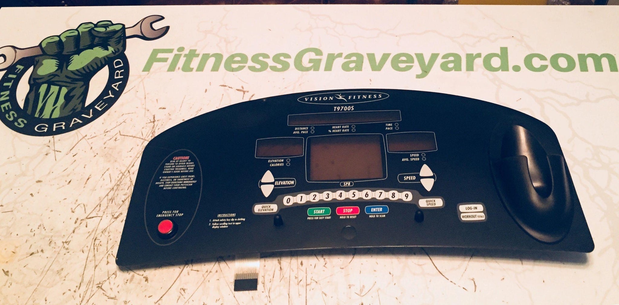 Vision T9700hrt Vision Fitness Treadmill T9700 Vision Fitness