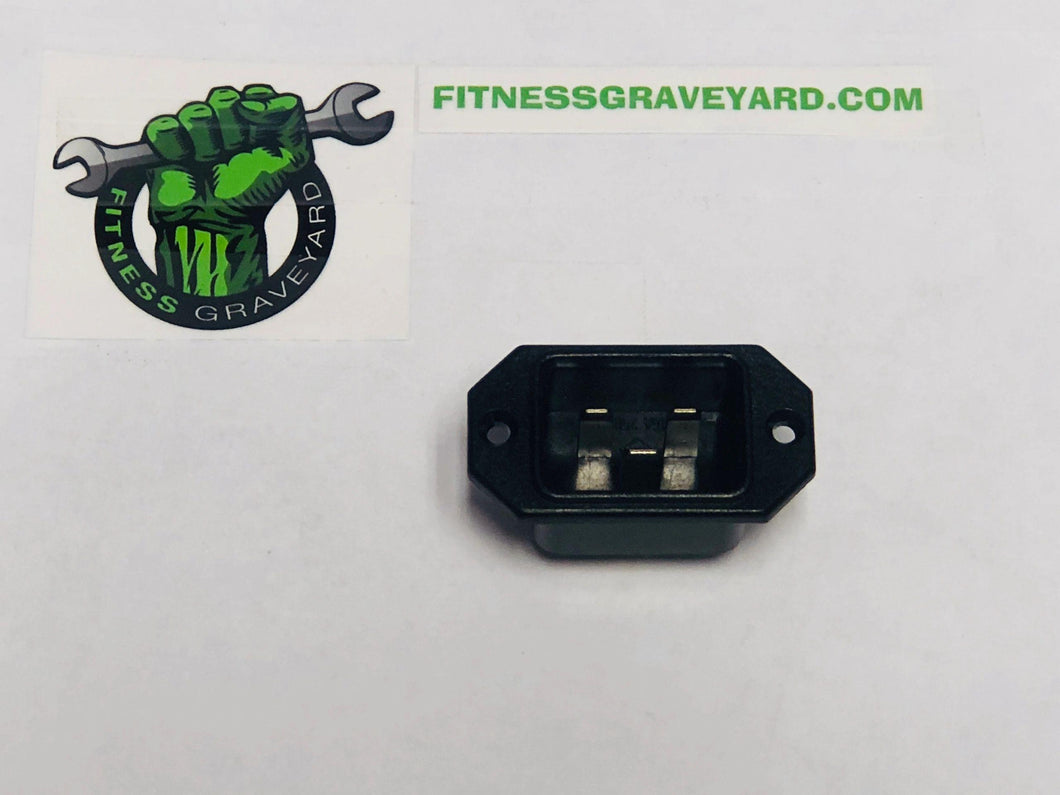 Precor 9.3x Power Cord Inlet 16-20A - New - REF# MFT8141810SH