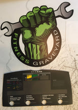 Load image into Gallery viewer, PRECOR EFX 546 Overlay Display Sticker - New - REF# REFIT10111820SM
