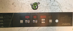 VISION T8600HRC Console Display Overlay- NEW - OEM# 002803-00 REF# WFR1018184SM