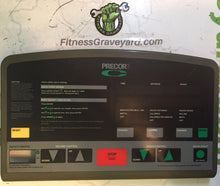 Load image into Gallery viewer, Precor C C962 # 59000-161 Display console overlay housing - USED - REF# REFIT1214187SM
