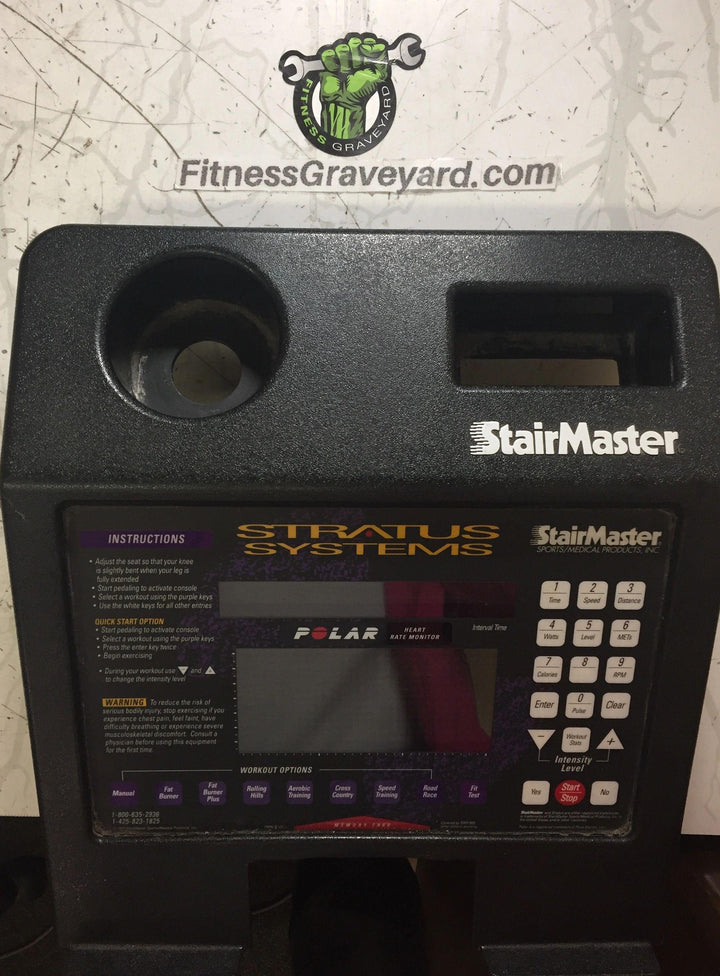 StairMaster Stratus 3300 # SM26340 - C5 display console - USED - 25198SM