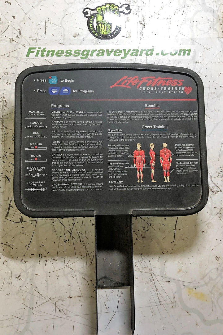 Life Fitness CT9500 - Upper Display - USED - TMH3201919CM