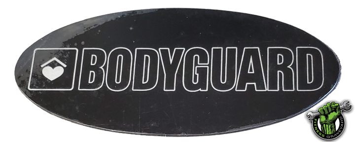 BodyGuard Oval Sticker # 670096 NEW BGF080921-9CM