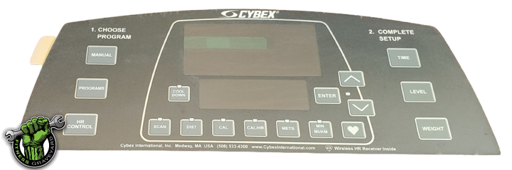 Cybex Cyclone 530S Top Keypad # SW-21456-4 NEW JYAT092721-8CM