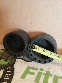 Elliptical or Bike Rear-Front Feet End Caps (3" Diameter Tube) Used ref. # TMH531191JG