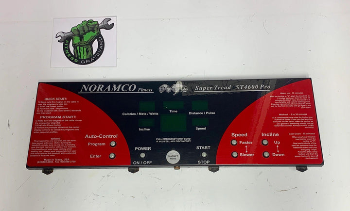 Noramco Fitness ST4600 Pro Console - Used REF# BAS923191SH