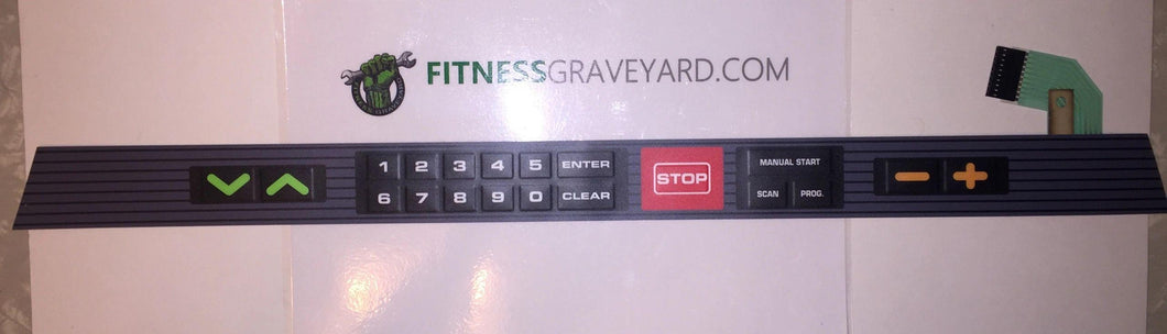 Cybex 685 Keypad Overlay # SW-10945- NEW GLB926196SM