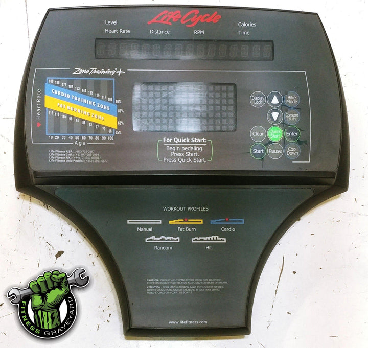 Life Fitness Console USED REF# EXTECH527205BD