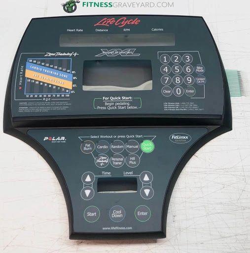 Life Fitness Display Overlay # AK63-00142-0001 NEW REF# EXTECH052720-13MO