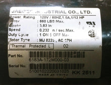 Load image into Gallery viewer, Jaeger MJ-8225 Incline Motor USED REF# TMH732010BD
