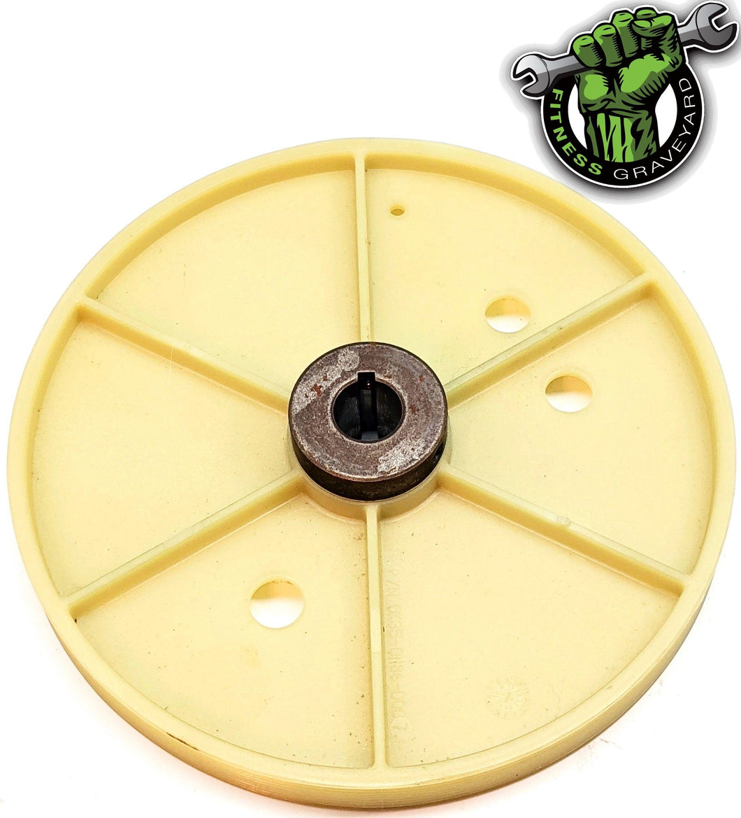 Life Fitness 90X Flywheel Pulley # OK35-01186-0007 USED REF# GLB080420-11LS