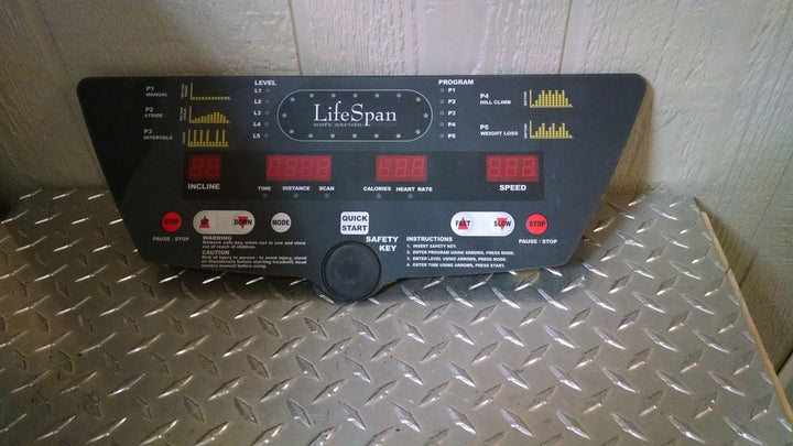 LifeSpan TR1550-SL Console Overlay-Circuit Board Used Ref. # jg3900