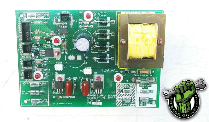 Reebok RX 4000 Power Supply Board 186331 USED FitnessGraveyard