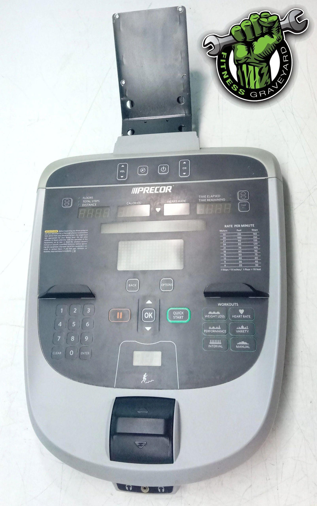 Precor CLM-835 Serial # ATTW NEW REF# RICH32521-1BD