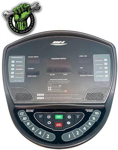 BH Fitness TS5 Display Console # HTF140-D USED REF# BAS052521-12MO