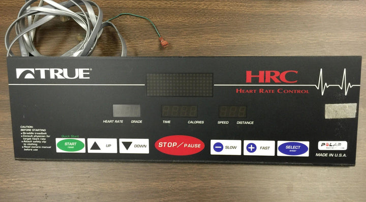 TRUE 350HRCB Treadmill Console w-Data (sn# 99-5598 _ _) Used STL-2159