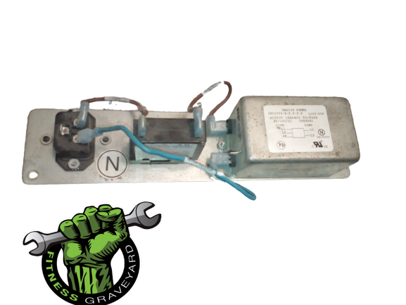 Precor - 9.3x - 9.33 (EU) Filter W/switch and input# 12259-102/45381-101/11224102 USED TMH020223-2SMM