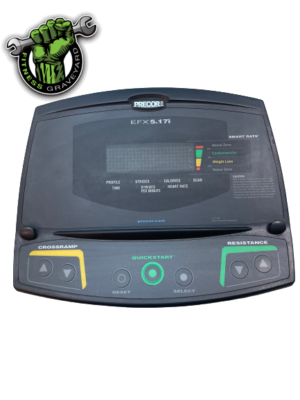 Precor - EFX5.17I Retail 120V Eng (00SB) Display Console # 46910-101 USED REF # PUSH072121-1ELW