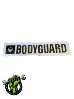 Body Guard Foot Rest Sticker #670085 NEW BGF072721-15EJ