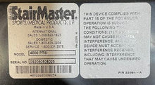 Load image into Gallery viewer, StairMaster 4000PT Console #10920 (USED) REF#TMH101922-1MO
